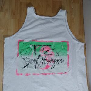 Vintage T&C Surf Designs Neon Logo Tank Top